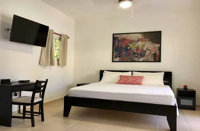 Hotel Coral Blanco Sosua chambre 1 grand lit